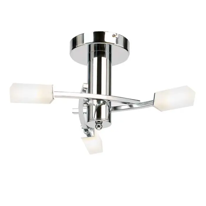 Endon 146-3CH Havana 3lt Semi Flush Ceiling Light