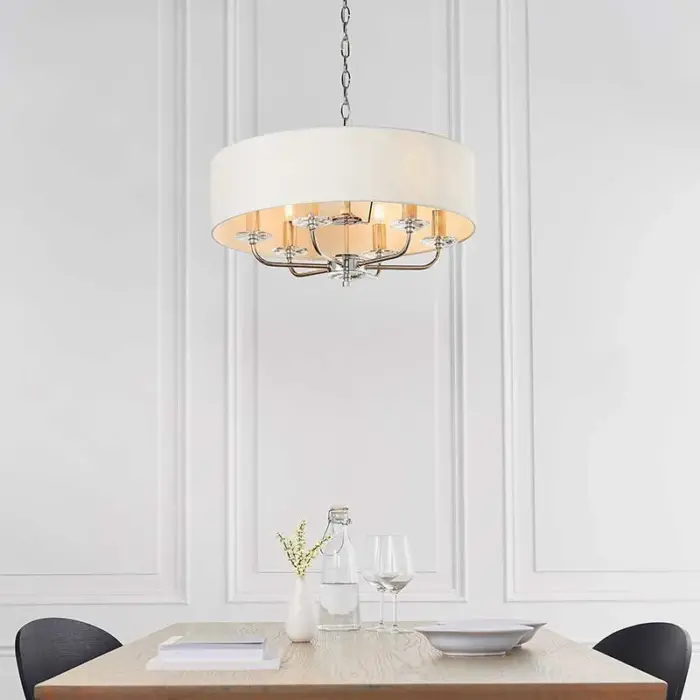 Endon 60179 Nixon 6lt Pendant Light