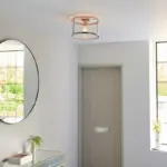 Endon 96150 Hopton Flush Glass Ceiling Light