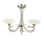 Endon Cagney-3SC Satin Chrome Ceiling Light