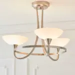 Endon Cagney-3SC Satin Chrome Ceiling Light