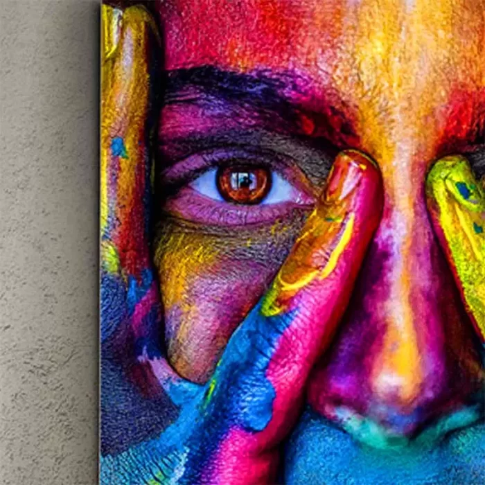 Eyes Tempered Glass Printed Photography Painting