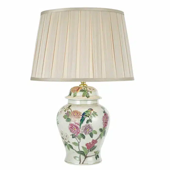 Floral Motif Table Lamp Base