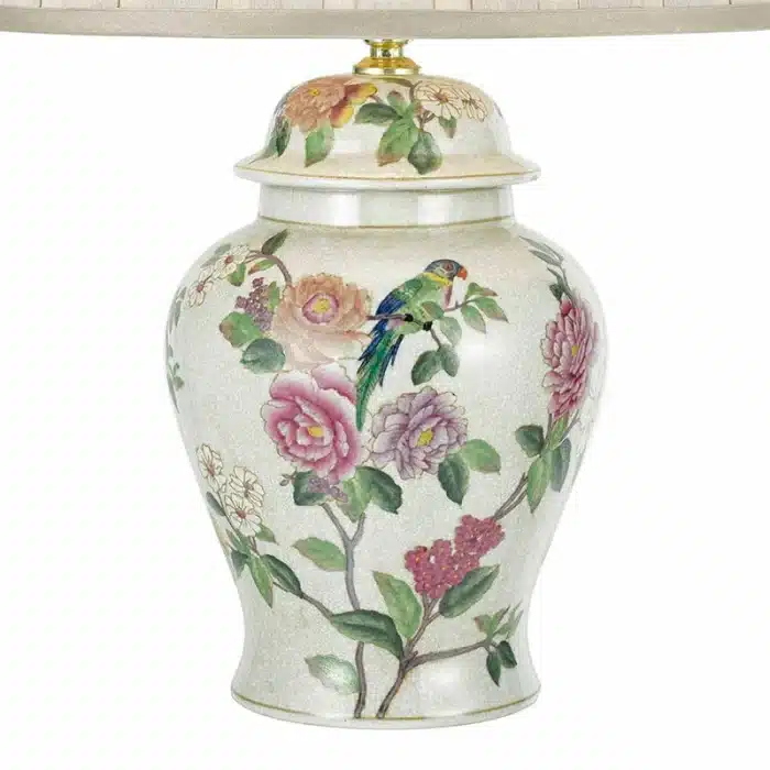 Floral Motif Table Lamp Base