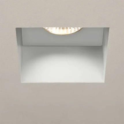 Frameless Square Ceiling Light White