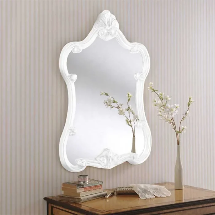 Gilt Hall Classic Mirror White