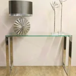 Glass Console Table 120CM