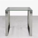 Glass End Table 55CM