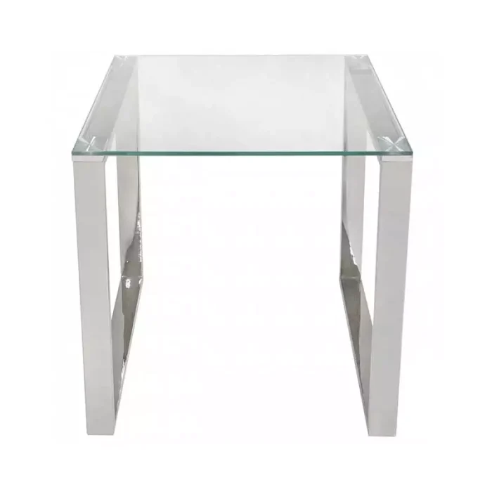 Glass End Table 55CM