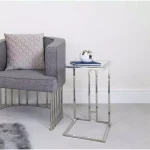 Glass Sofa Table 50CM