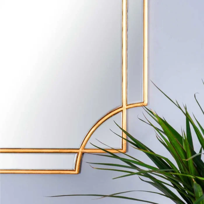 Glided Frames Gold Rectangle Mirror