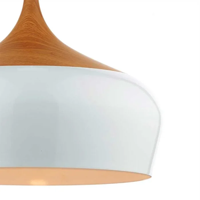 Gloss White Large Pendant Light