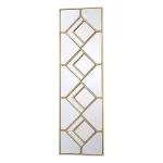 Gold Foil Detail Hall Mirror