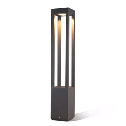 Graphite Grey Bollard And Pathway Light