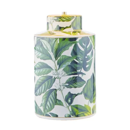 Green Palm Table Lamp Base