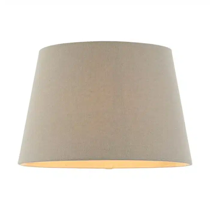 Grey Linen Fabric Lamp Shade 10 Inch