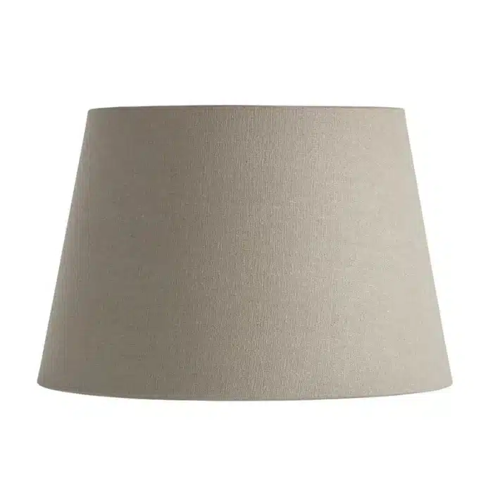 Grey Linen Fabric Lamp Shade 10 Inch