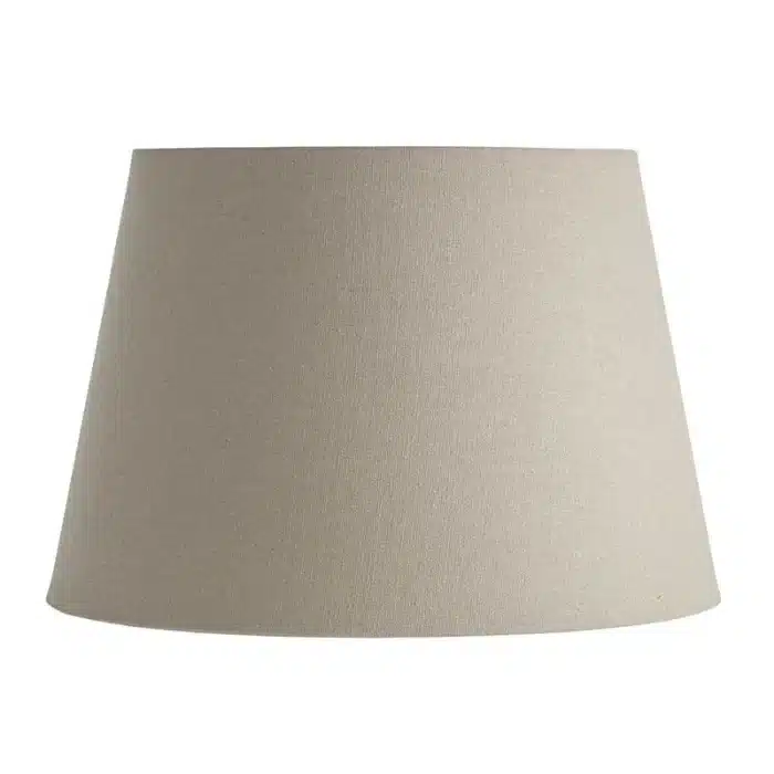 Grey Linen Fabric Lamp Shade 12 Inch