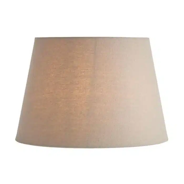 Grey Linen Fabric Lamp Shade 12 Inch