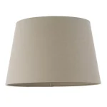 Grey Linen Fabric Lamp Shade 16 Inch