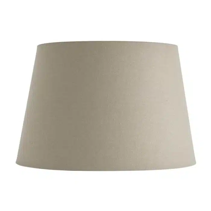 Grey Linen Fabric Lamp Shade 16 Inch