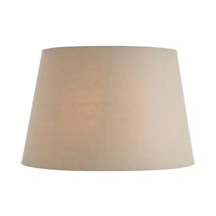 Grey Linen Fabric Lamp Shade 16 Inch