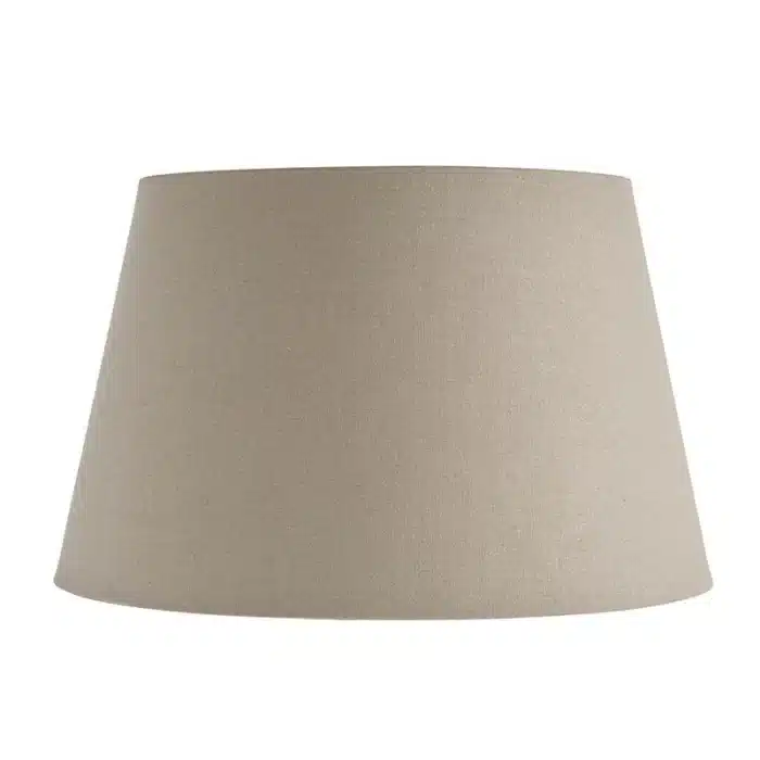 Grey Linen Fabric Lamp Shade 18 Inch