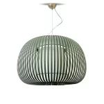 Pendant light with grey shade in 35cm size