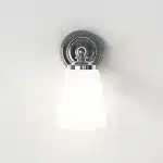 IP44 White Chrome Bathroom Wall Light