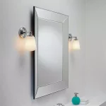 IP44 White Chrome Bathroom Wall Light