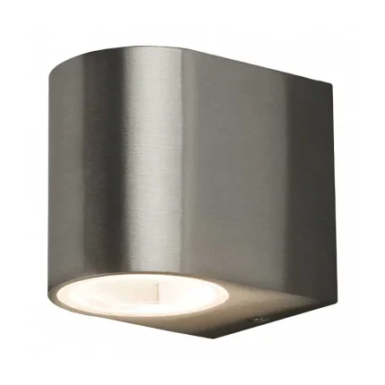 IP54 Modern Nickel Outdoor Wall Light