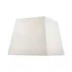 Ivory Faux Silk Square Lamp Shade