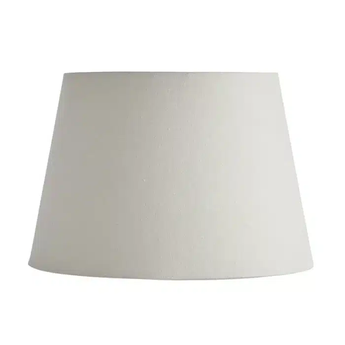 Ivory Linen Fabric Lamp Shade 12 Inch