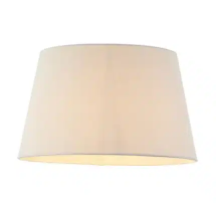 Ivory Linen Fabric Lamp Shade 14 Inch