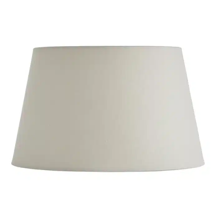 Ivory Linen Fabric Lamp Shade 14 Inch