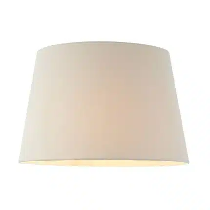 Ivory Linen Fabric Lamp Shade 16 Inch