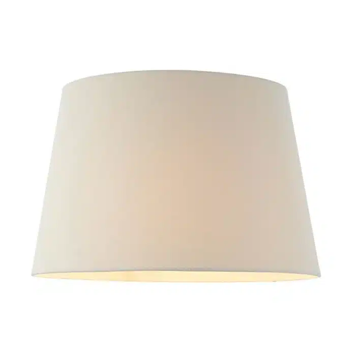 Ivory Linen Fabric Lamp Shade 16 Inch