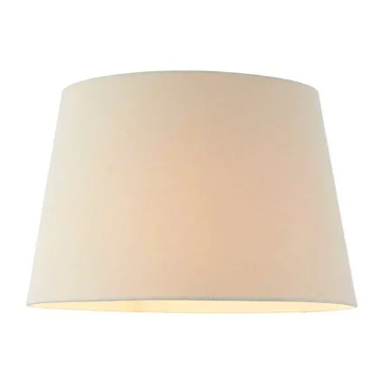 Ivory Linen Fabric Lamp Shade 16 Inch