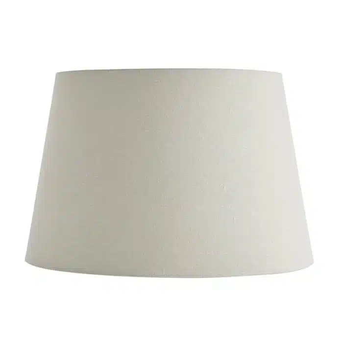 Ivory Linen Fabric Lamp Shade 16 Inch