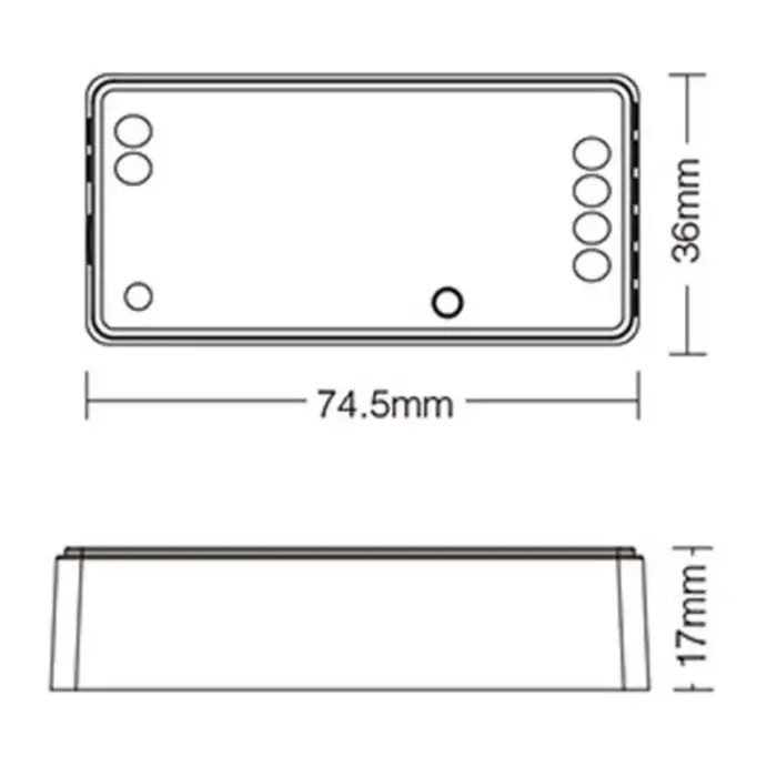 Single colour LED strip controller