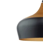 Matt Black Large Pendant Light