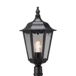 Matt Black Modern Lamp Post Light