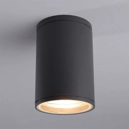 Matt Black Outdoor Ceiling Light