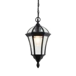 Matt Black Outdoor Hanging Lantern