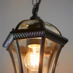 Matt Black Outdoor Hanging Lantern