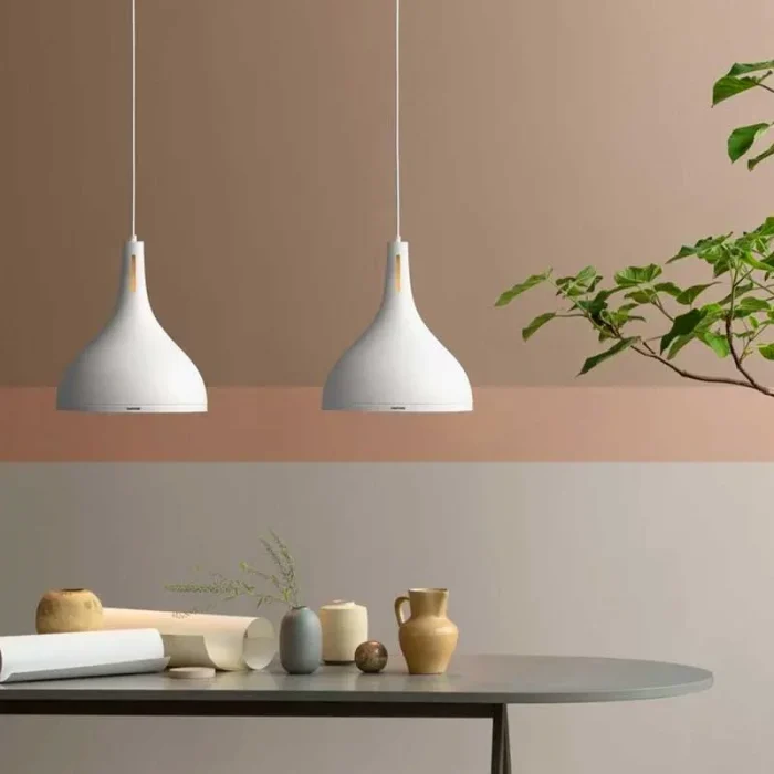 Matt White Pendant Light