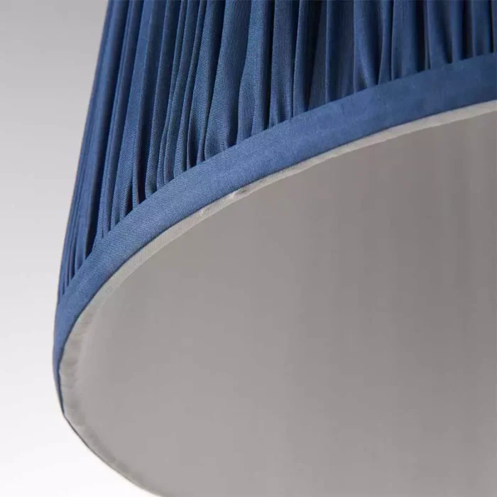 Midnight Blue Silk Lamp Shade