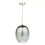 Mirrored Silver glass pendant light