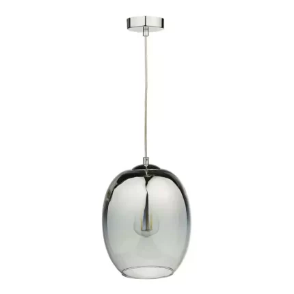 Mirrored Silver glass pendant light