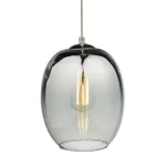 Mirrored Silver glass pendant light